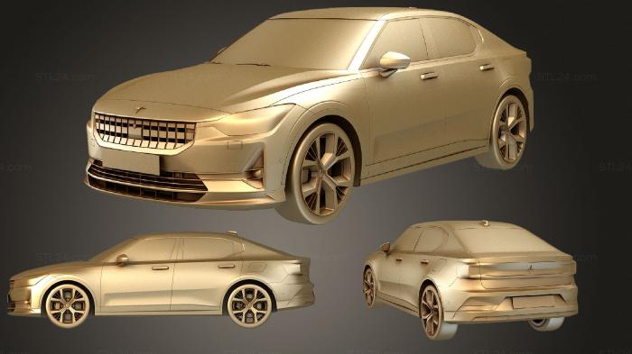 Vehicles (Polestar 2 2020, CARS_3054) 3D models for cnc